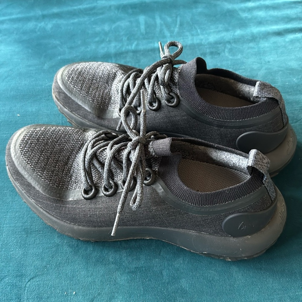 Allbirds Men’s Trail Runners - M10 - Black/Charcoal/Grey - Size 10 Men - USED